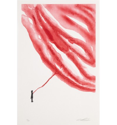 Chiharu Shiota - Connected to the Universe - Red Waves