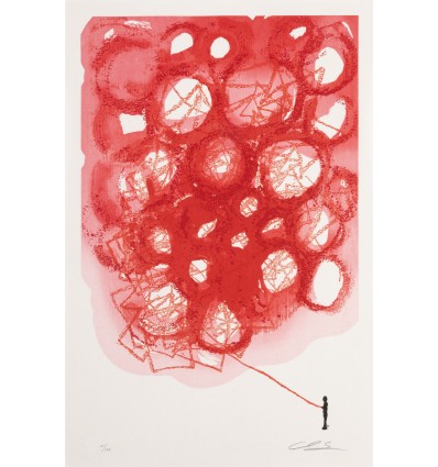 Chiharu Shiota - Connected to the Universe - Red Circles